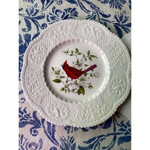 Royal Cauldon Ironstone Decorative Plate, Cardinal Design by Henry A Pausch